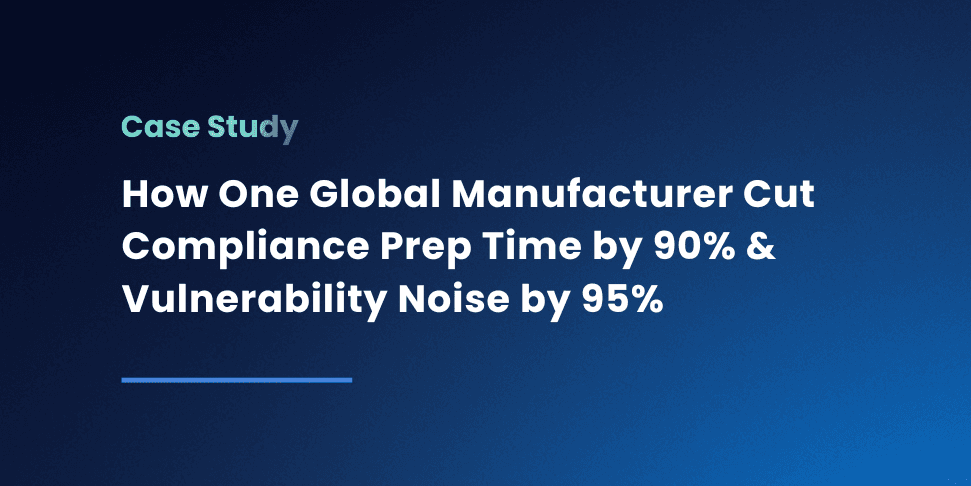 Case Study: 95% Less Vulnerability Noise with Finite State