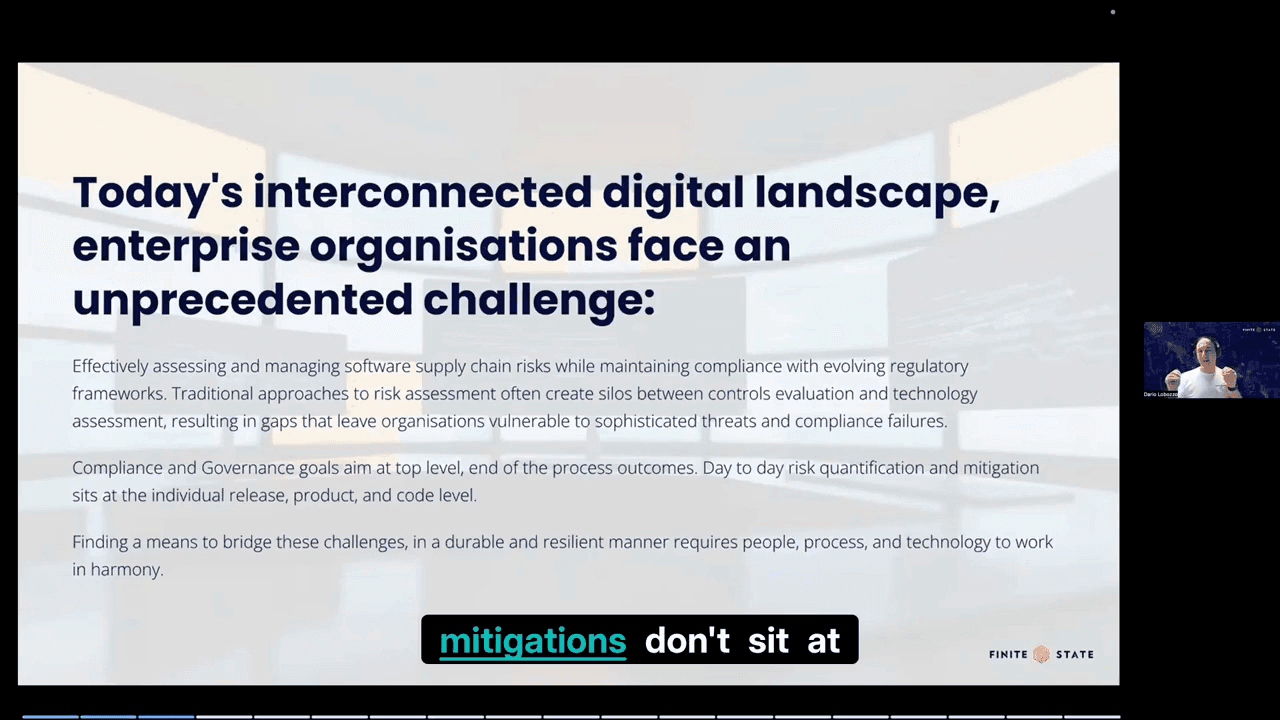 Compliance Is an Artificial Adversary—Unless You Tie It to What You Ship