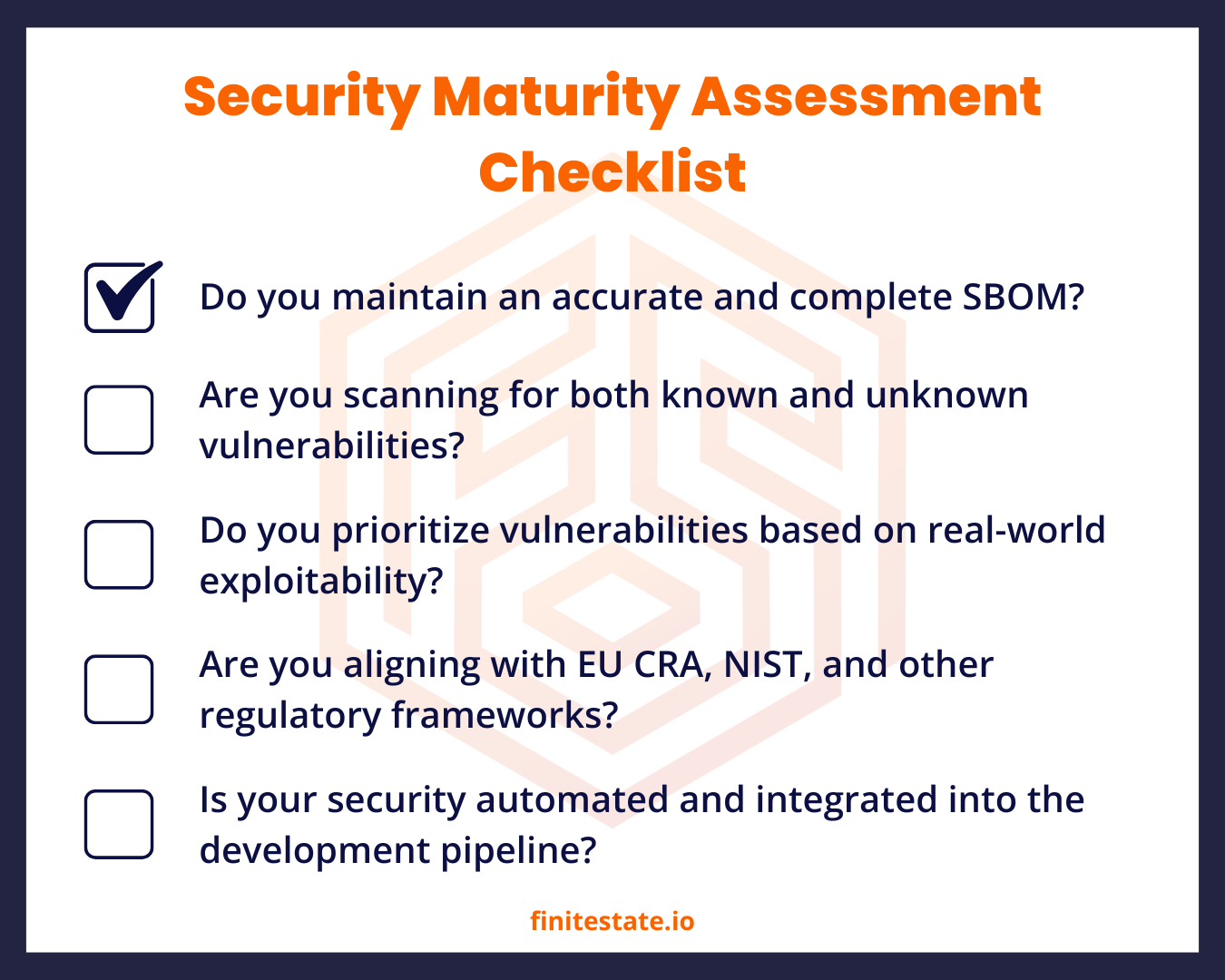 software supply chain security assessment 